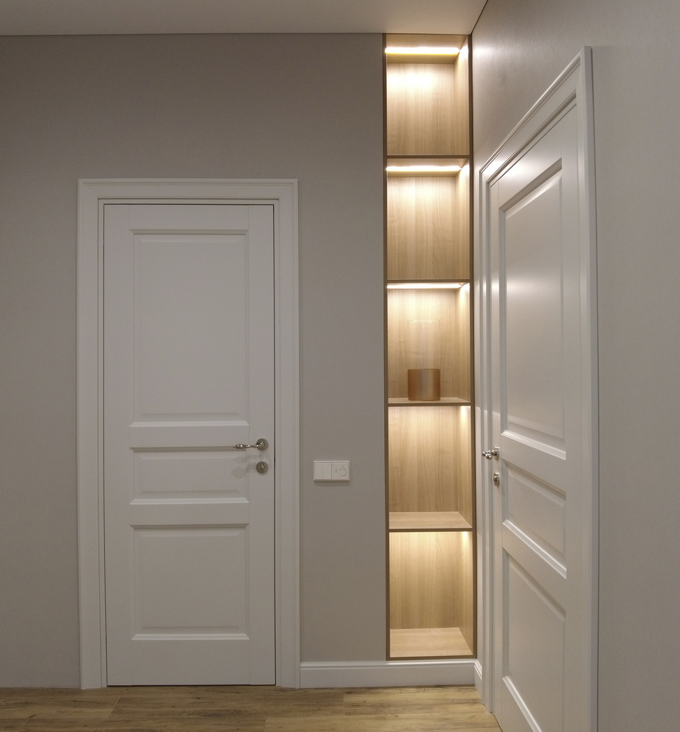 Прихожая, встроенный шкаф Ремонт квартиры в Новороссийске